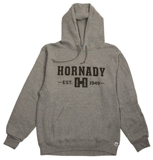 Hornady Logo Hoodie in Grey